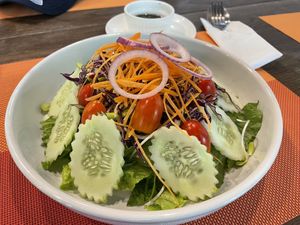 Vegan salad, 110 baht  at Yes Vegan in Pattaya