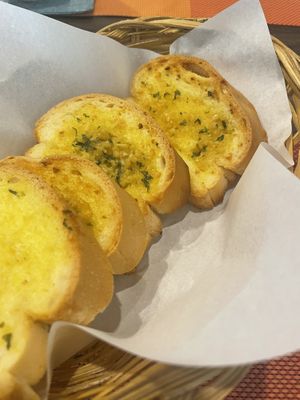 Garlic bread  at Yes Vegan in Pattaya