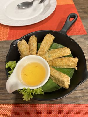 Dumplings  at Yes Vegan in Pattaya