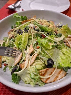 Caesar's Salad at Yes Vegan in Pattaya