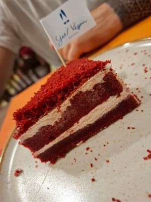 Velvet Cake at Yes Vegan in Pattaya