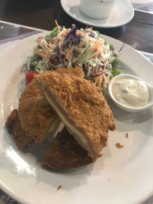 Cordon bleu at Yes Vegan in Pattaya