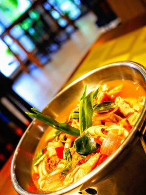 Thai dish at Yes Vegan in Pattaya