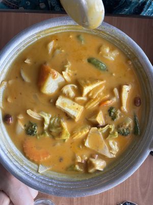 Massama curry   at Pinto Restaurant in Koh Lanta