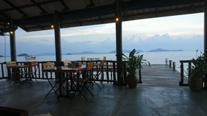 View from center of restaurant  at Pinto Restaurant in Koh Lanta