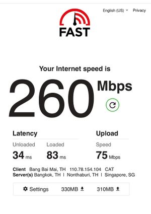 Fast wifi 😃  at Baja Taco in Koh Lanta