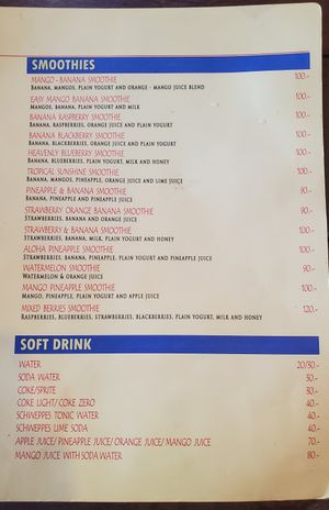 Menu 2 at Baja Taco in Koh Lanta