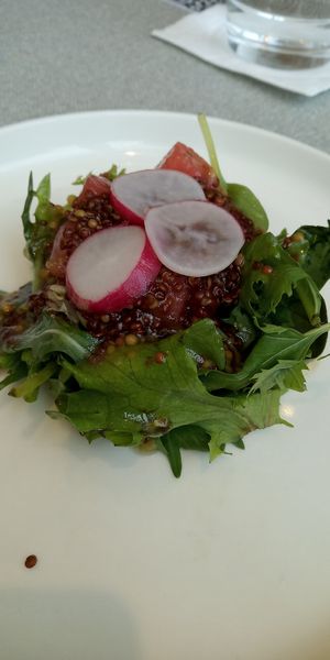 Red quinoa salad at elemen 元素 - HarbourFront in Central Singapore