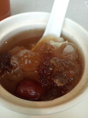 Double boiled lemongrass with peach gum at elemen 元素 - HarbourFront in Central Singapore