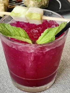 Berry juice at elemen 元素 - HarbourFront in Central Singapore