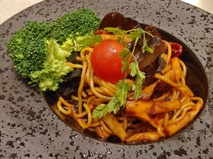 Mala pasta. Don't taste Mala at all at elemen 元素 - HarbourFront in Central Singapore
