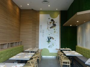 elegantly decorated interior  at elemen 元素 - HarbourFront in Central Singapore
