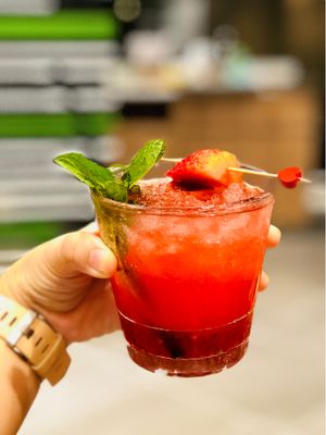 Strawberry with Plum Sauce Drink at elemen 元素 - HarbourFront in Central Singapore