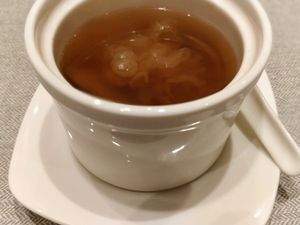 double boiled Burdock roots  at elemen 元素 - HarbourFront in Central Singapore