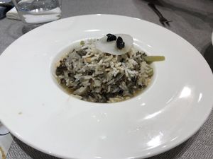 Mushroom quinoa risotto at elemen 元素 - HarbourFront in Central Singapore