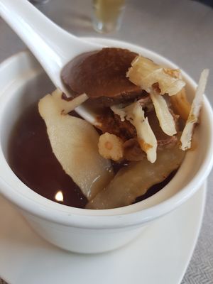 Maca soup at elemen 元素 - HarbourFront in Central Singapore