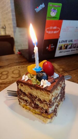 chocolate cream cake at Cozy Corner in East Singapore