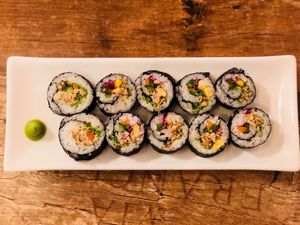 rainbow sushi
photo credits to Cheryl  at Cozy Corner in East Singapore