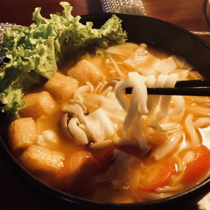 Kimchi udon at Cozy Corner in East Singapore