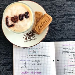 Vanilla cappuccino  at Cozy Corner in East Singapore