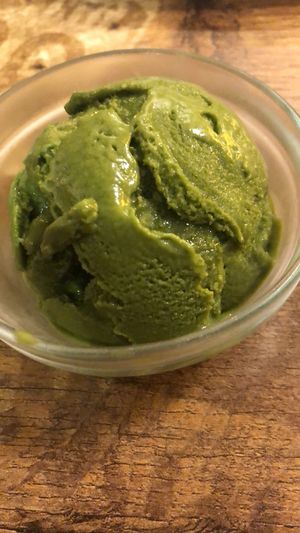 Matcha Ice Cream at Cozy Corner in East Singapore