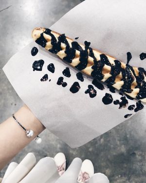 Waffle (from green & healthy festival) at Cozy Corner in East Singapore