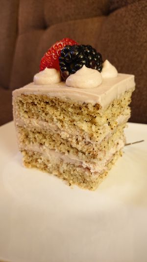 strawberry cream cake with Earl Grey sponge at Cozy Corner in East Singapore