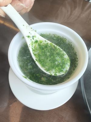Veg Shan Yao Thick Soup ~ Mar 25 at Jujube Tree 枣子树素餐厅 - 成都铂金城店 in Chengdu