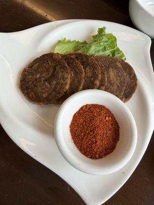 Tofu skin and chicken   at Jujube Tree 枣子树素餐厅 - 成都铂金城店 in Chengdu
