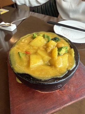 Potato and vegetable curryy  at Jujube Tree 枣子树素餐厅 - 成都铂金城店 in Chengdu