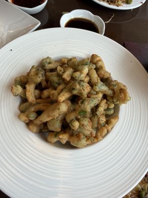 Fried mushrooms   at Jujube Tree 枣子树素餐厅 - 成都铂金城店 in Chengdu