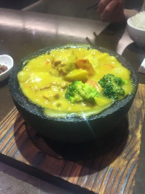 “Chicken” Curry (58 Yuan) at Jujube Tree 枣子树素餐厅 - 成都铂金城店 in Chengdu