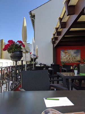 Balkon at Crown of India in Oberursel