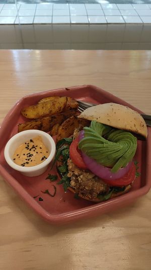 Some sort of sandwich can't remember the name but it was pretty and tasty at Pulpa Amor Liquido  in Mexico City