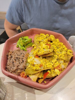 Chilaquiles at Pulpa Amor Liquido  in Mexico City