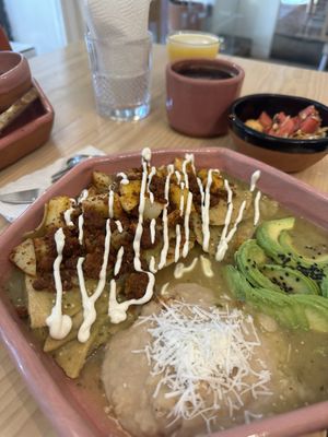 Chilaquiles   at Pulpa Amor Liquido  in Mexico City