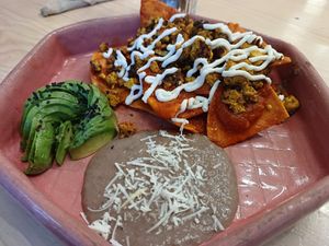 Chilaquiles at Pulpa Amor Liquido  in Mexico City