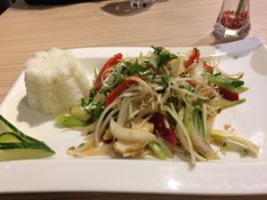 Tofu stirfry at Rikscha Cuisine in Linz