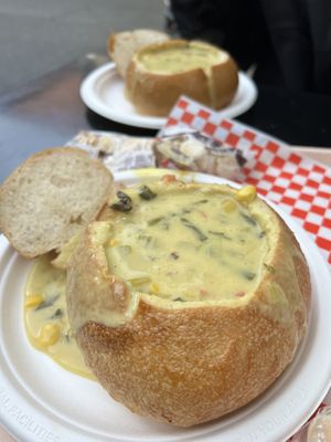 Hearty and delicious!  at Pike Place Chowder in Seattle