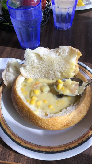 Creamy ‘n delicious  at Pike Place Chowder in Seattle
