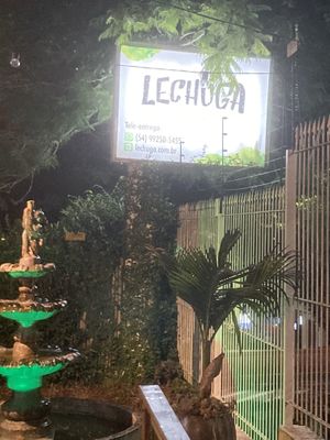 Sign outside  at Lechuga in Caxias Do Sul