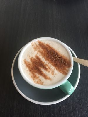 Chai latte at Raw Sugar Cafe in Christchurch