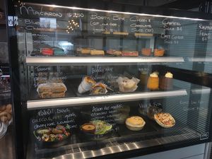 Cabinet food at Raw Sugar Cafe in Christchurch