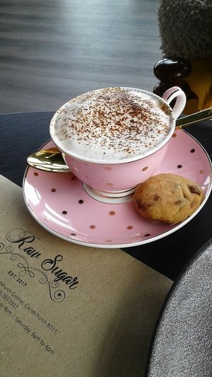 Kid's fluffy in style at Raw Sugar Cafe in Christchurch