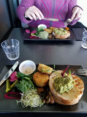 highly recommended! at Raw Sugar Cafe in Christchurch