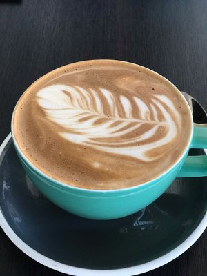 Coconut Mochaccino  at Raw Sugar Cafe in Christchurch