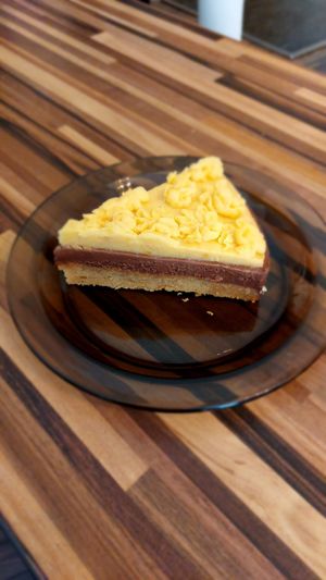 Vegan cake at Namai be Gliuteno in Klaipeda