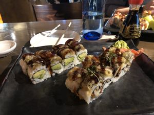 Prince Roll and Shiitake To Me Roll   at Blue Sushi Sake Grill in Omaha
