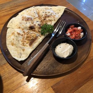 Mushroom Quesadilla   at Pure Vegan Heaven @Freeative in Chiang Mai