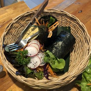 Vegetable wrap   at Pure Vegan Heaven @Freeative in Chiang Mai